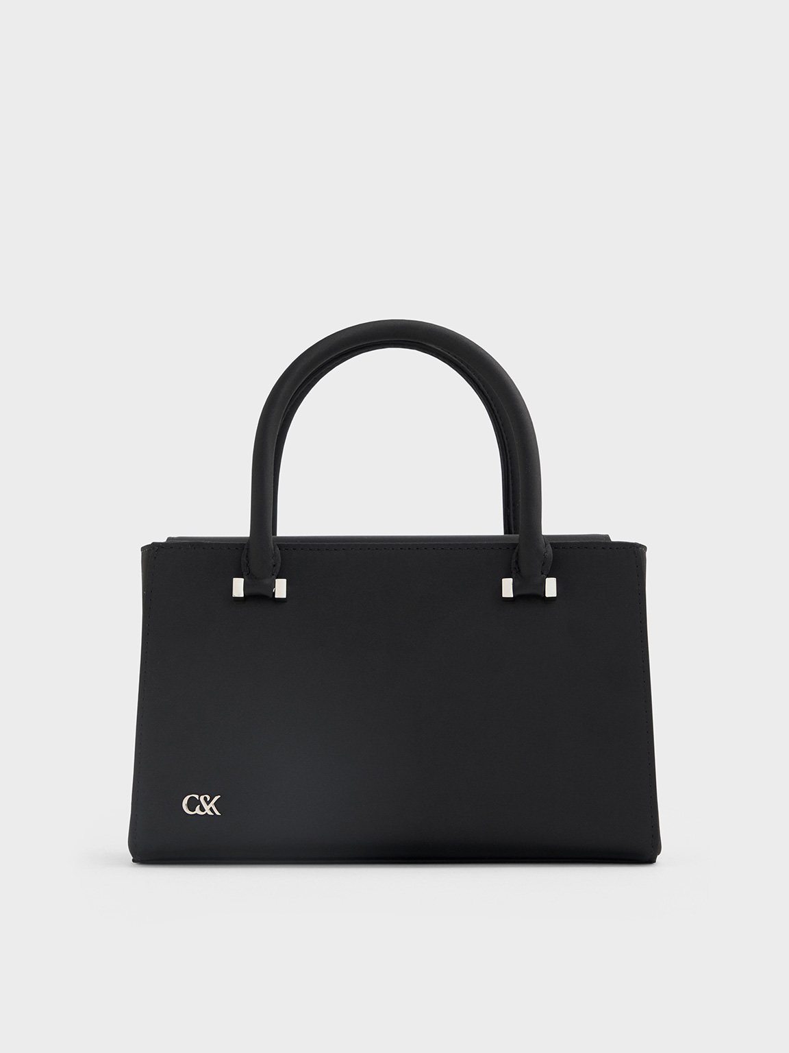 Charles & Keith - Satin Boxy Tote Bag