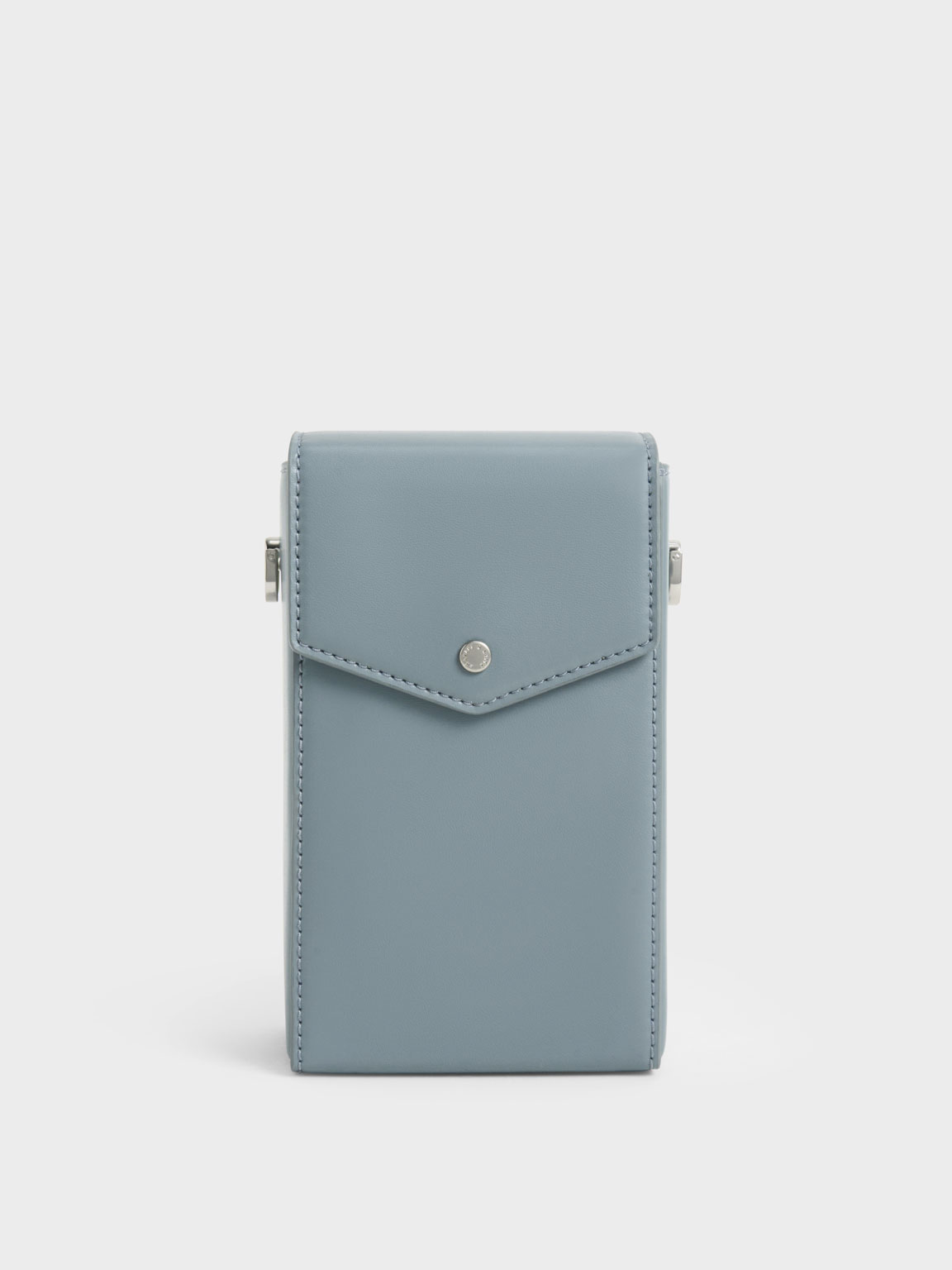 Charles & Keith - Elongated Crossbody Bag In Blue