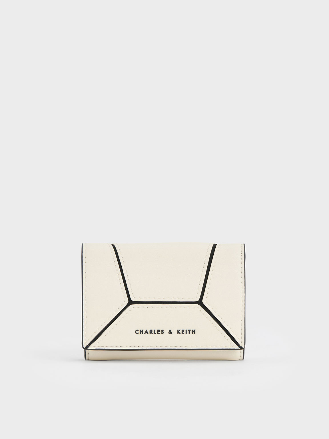 Charles & Keith Nasrin Geometric Wallet In Multi