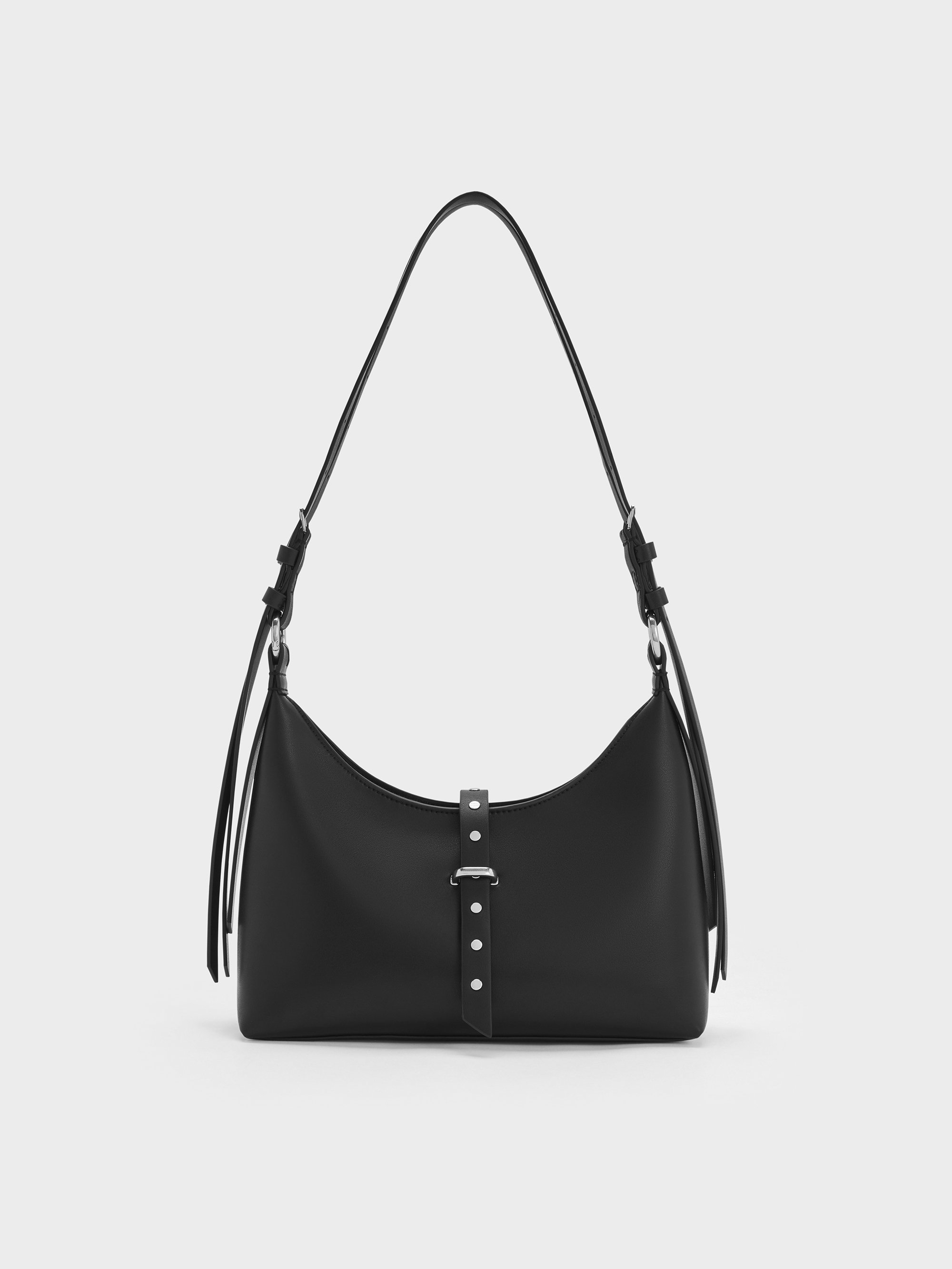 ショルダーバッグ・ポシェット Belted flat shoulder bag CHARCOAL LEMAIRE | Small Gear Leather Shoulder Bag | Women | Lane
