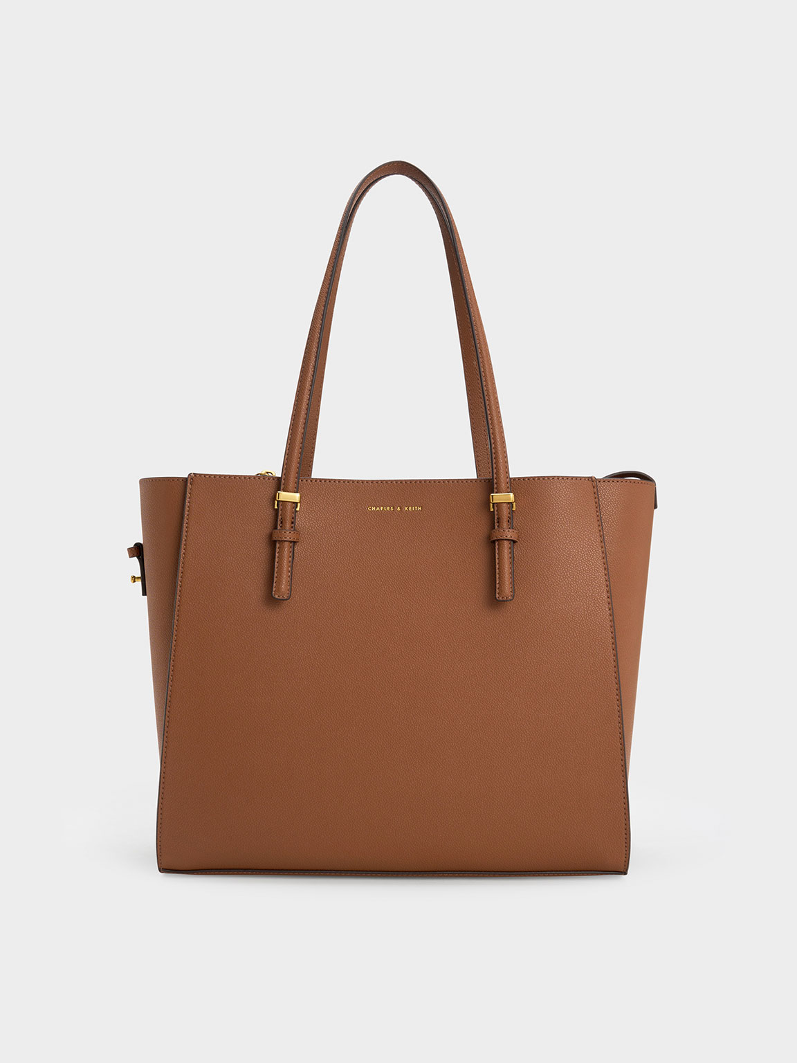Chocolate Sansa Tote Bag CHARLES & KEITH SG