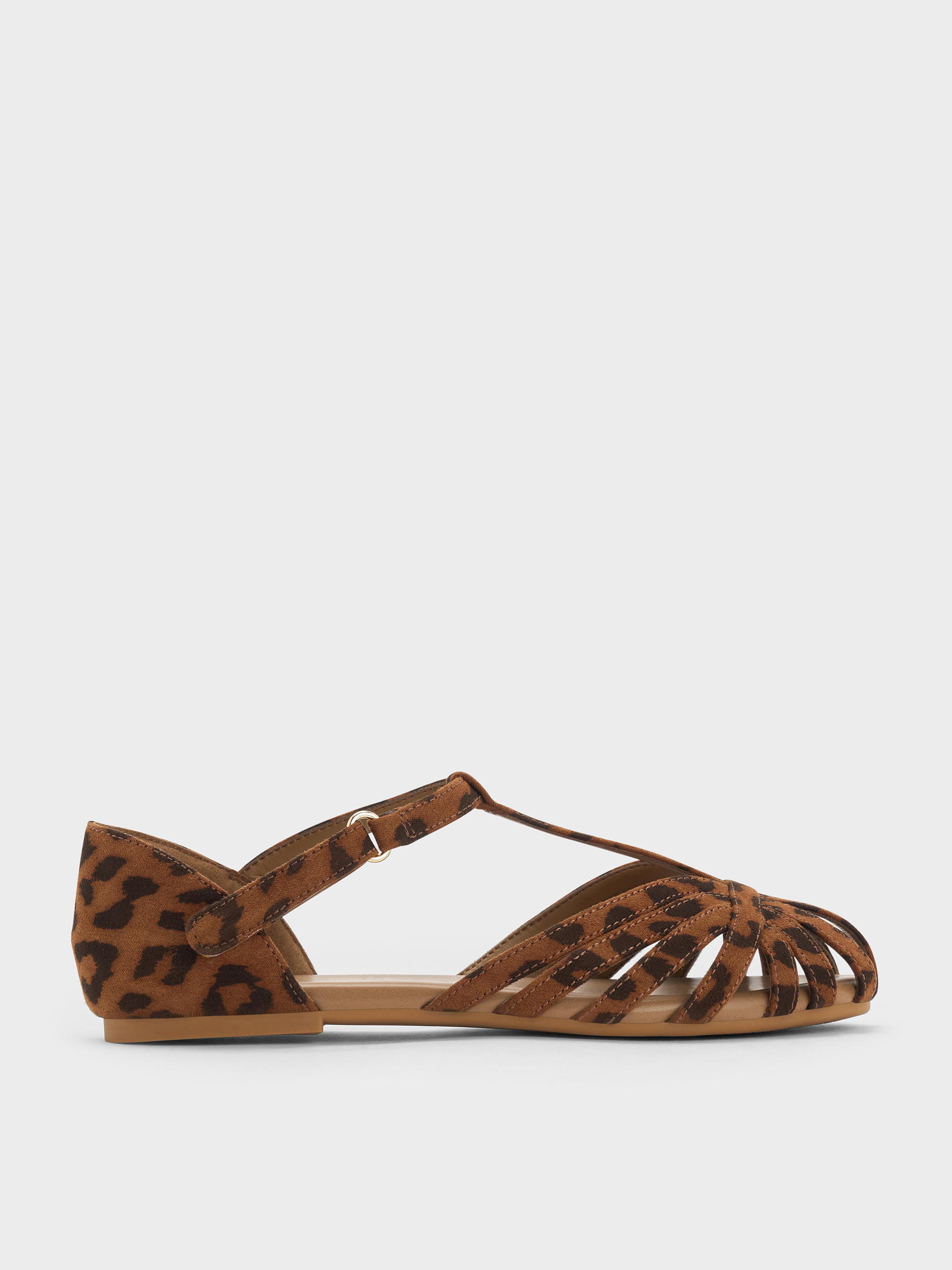 トップス babylclub BMC Leopard logo string t Abbie Cross-strap Sandal In Leopard Calf Hair For Women | J.Crew