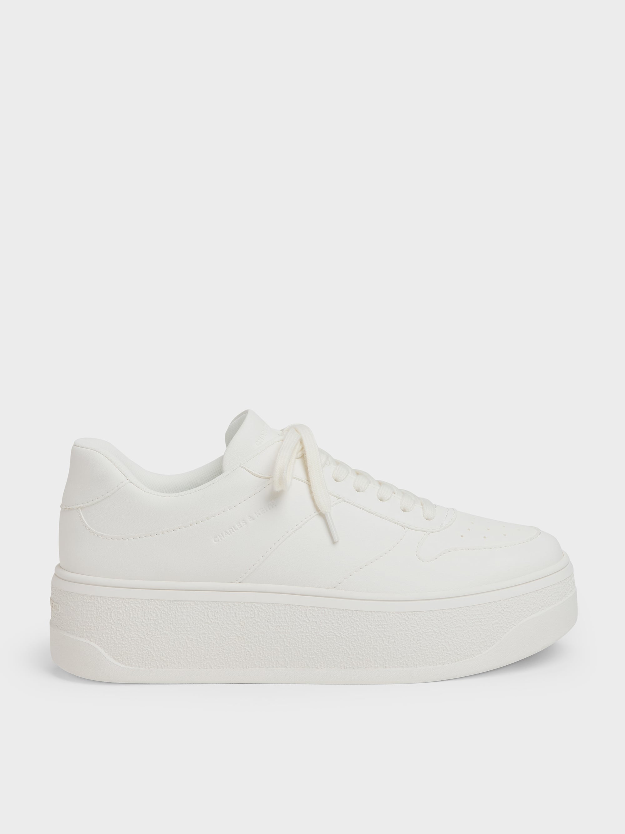 Platform Sneakers - White - CHARLES & KEITH US