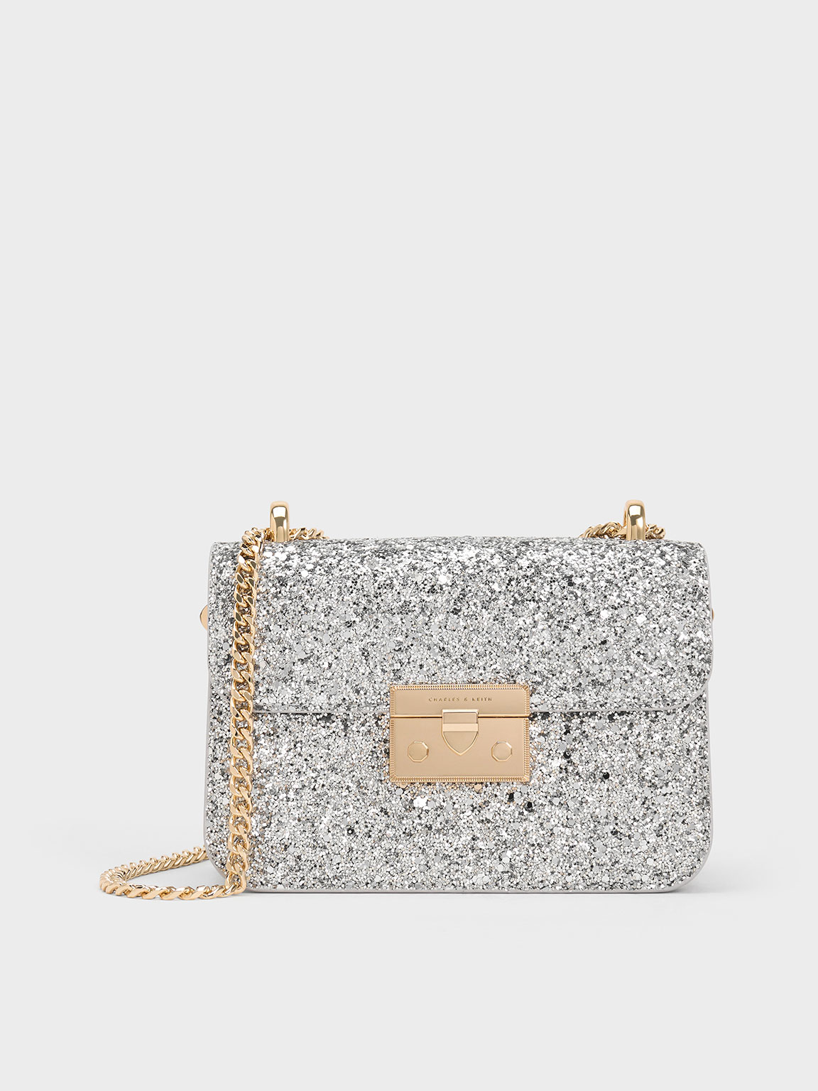 Glitter sling bag discount
