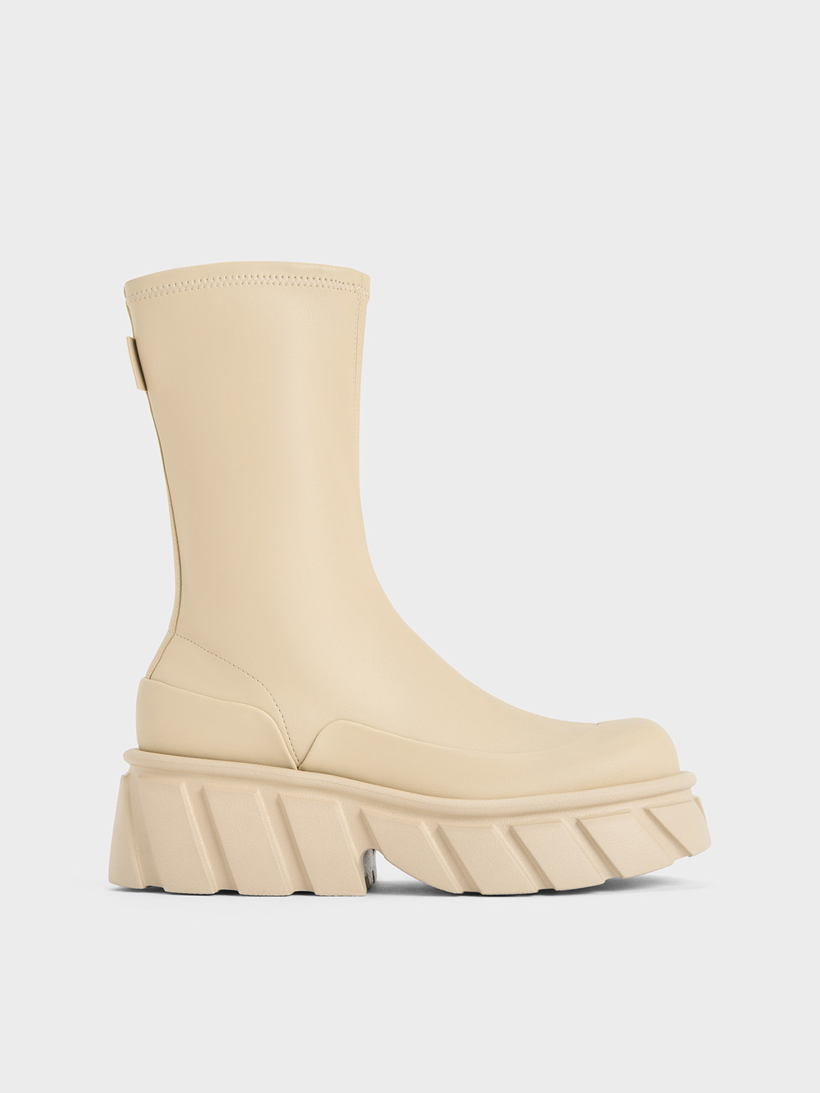 CHARLES & KEITH - Aberdeen Side-Zip Platform Boots