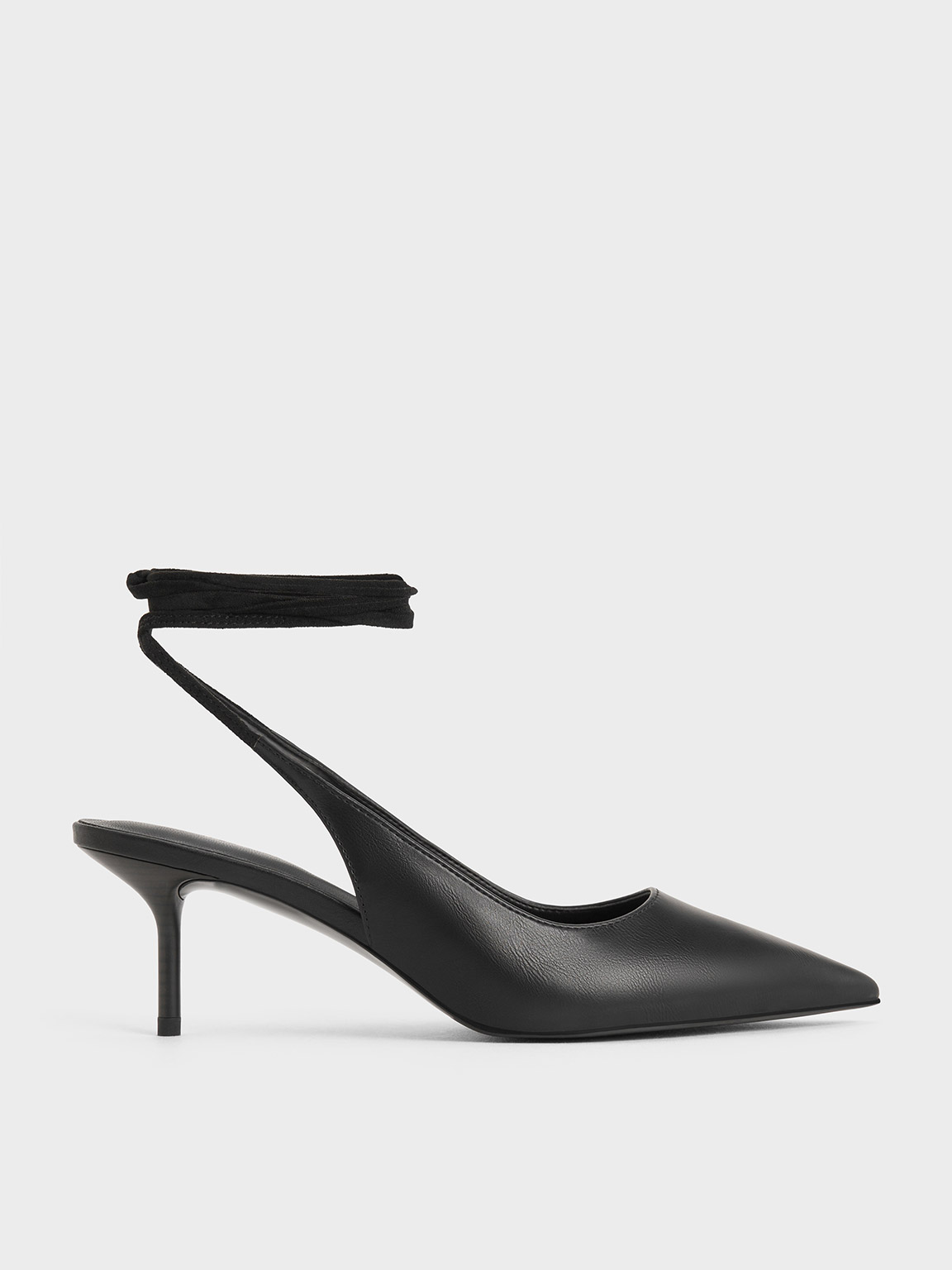 Black open back heels shop