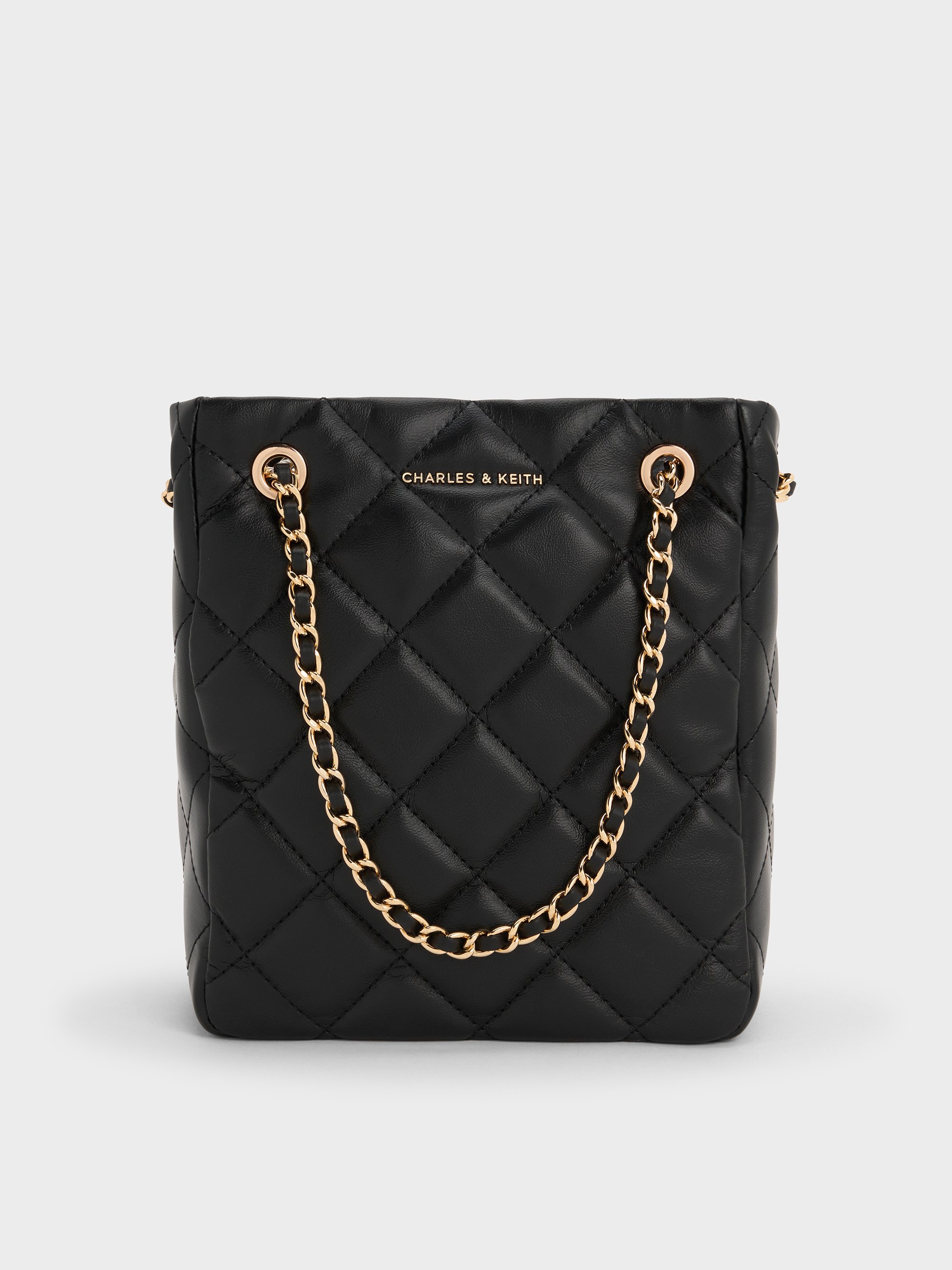 バッグ Charles & Keith Quilted Bag Quilted Bags | Chain-Handle Shoulder Bags & Wallets | Shop