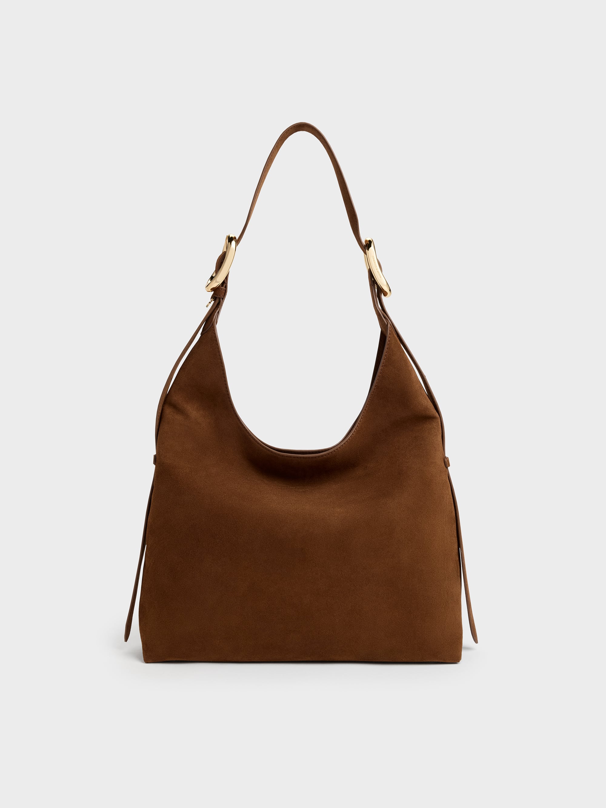 Aislin Hobo Bag - Pecan Brown - CHARLES & KEITH US