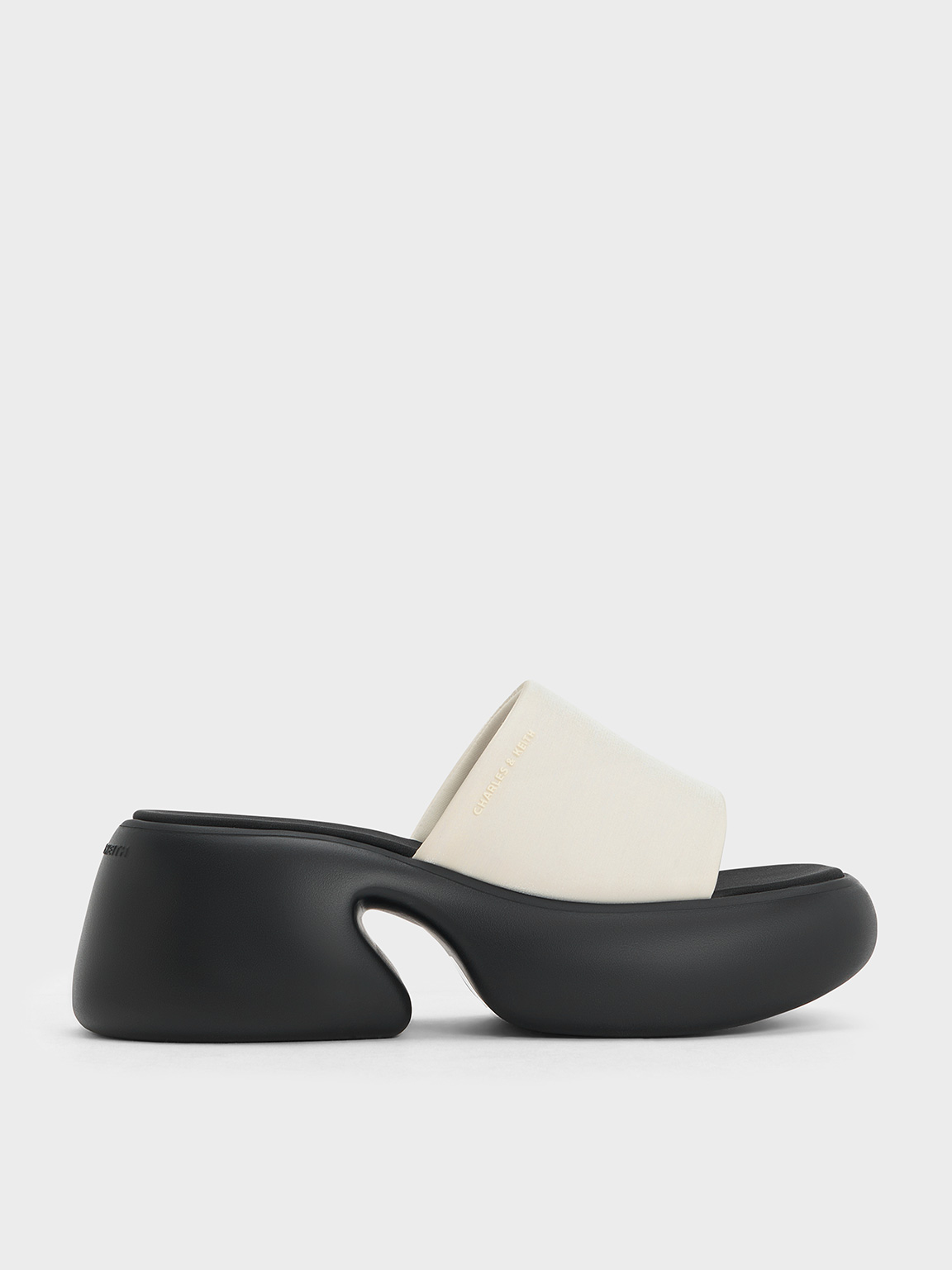 BYOTHERS★ Torres platform mule★2色 Chalk Baxie Silk Two-Tone Platform Mules - CHARLES & KEITH US