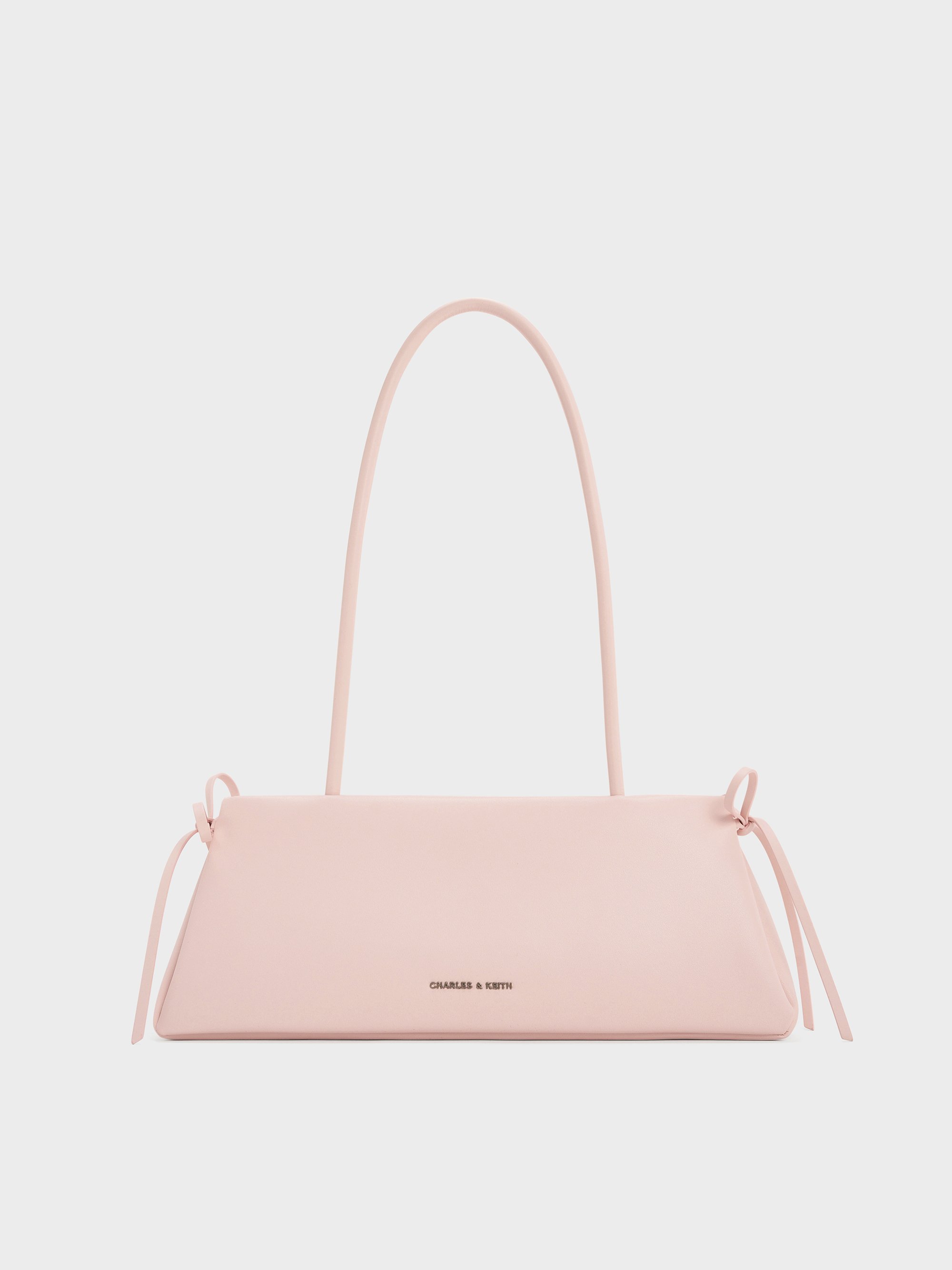 Charles & Keith - Hazel Bow Elongated Trapeze Shoulder Bag