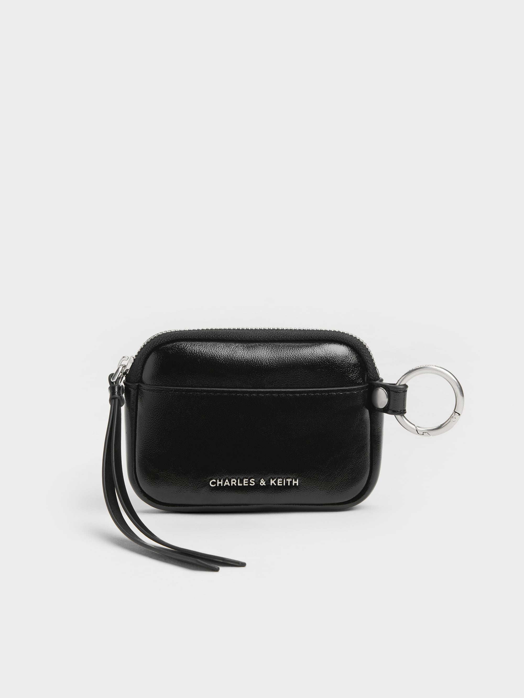 Tatiana Zip-Around Card Holder - Noir - CHARLES & KEITH SG