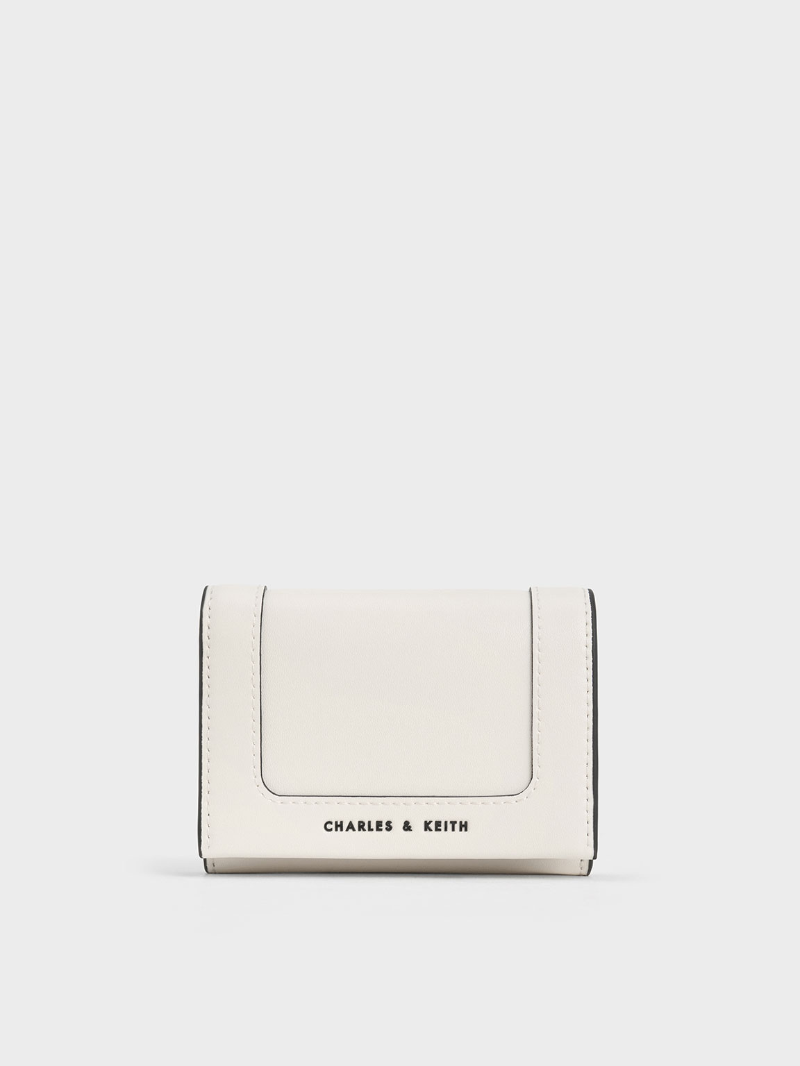 Charles & Keith Daylla Wallet In Cream