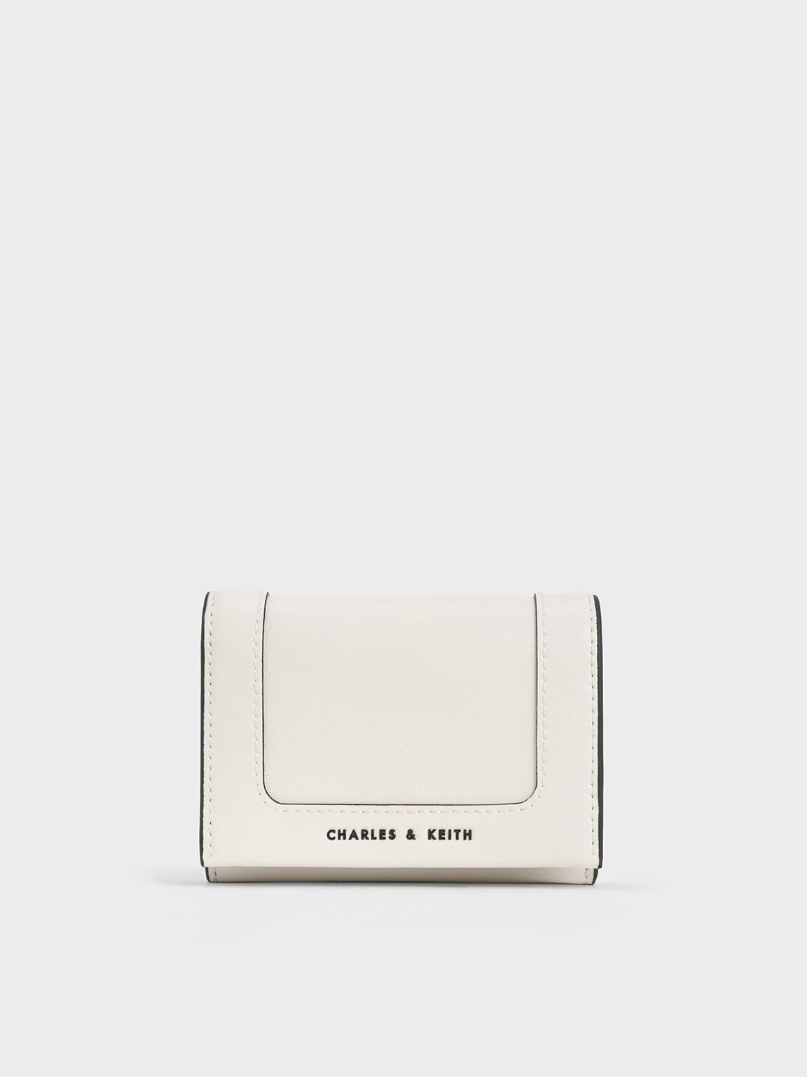 Charles & Keith Daylla Wallet In Cream