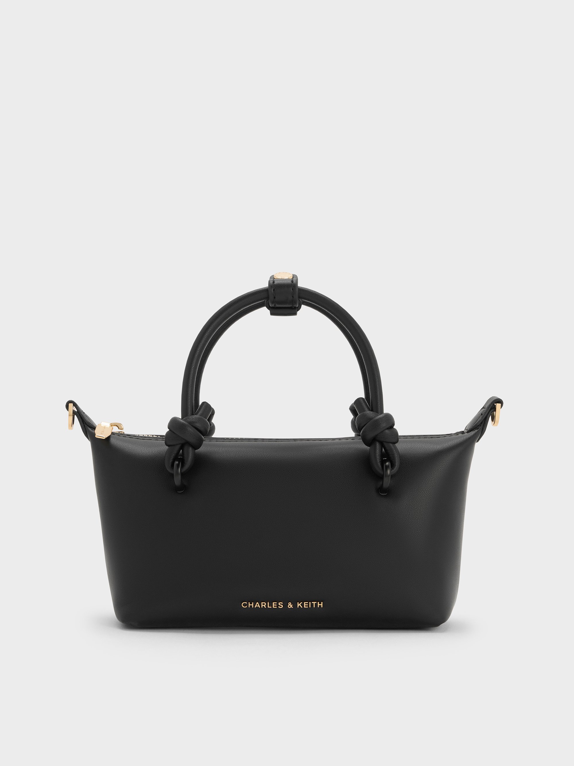 Charles & Keith - Sammie Knotted-Handle Tote Bag