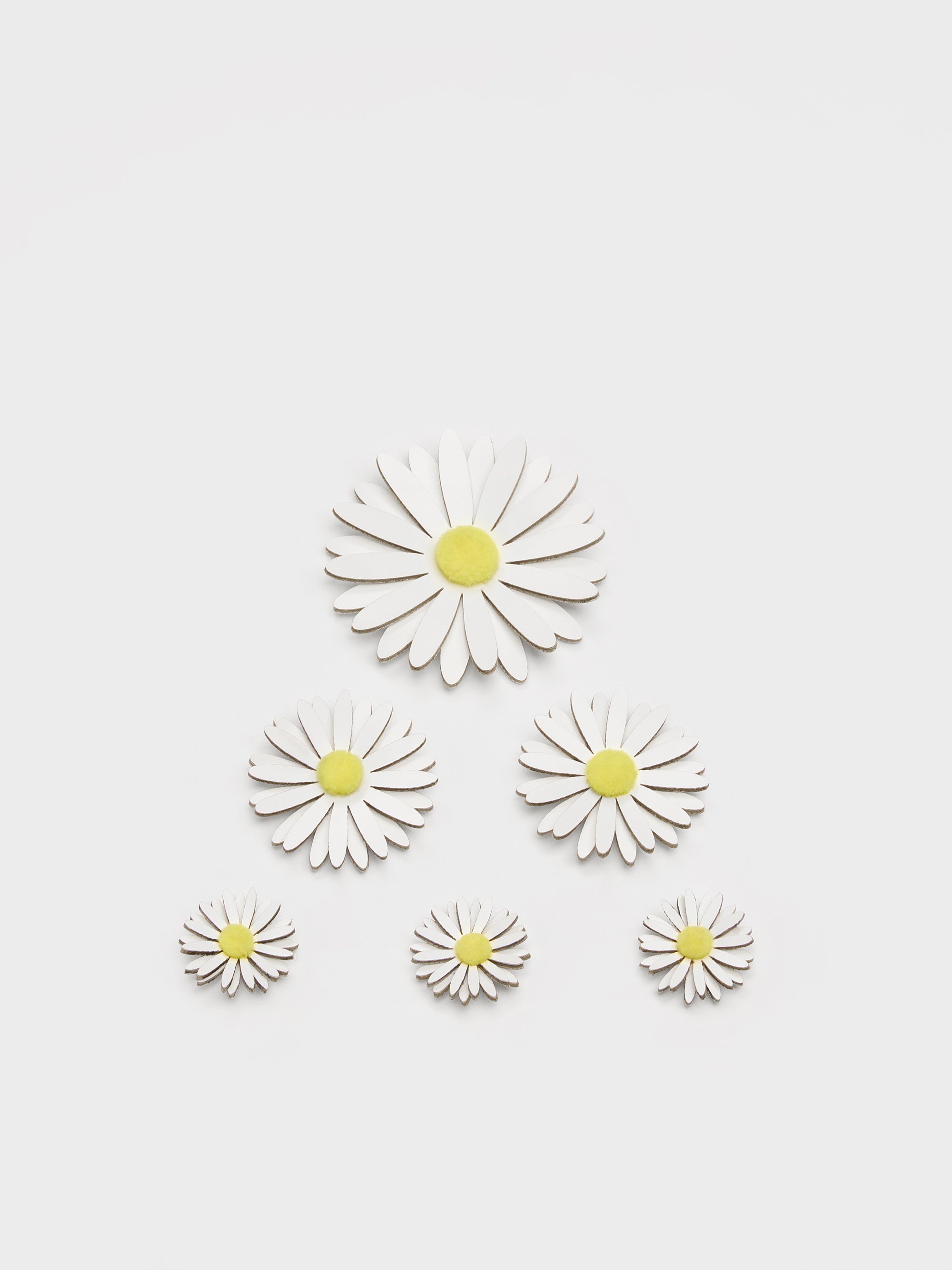 Charles & Keith - Polly Floral Charms Set In White