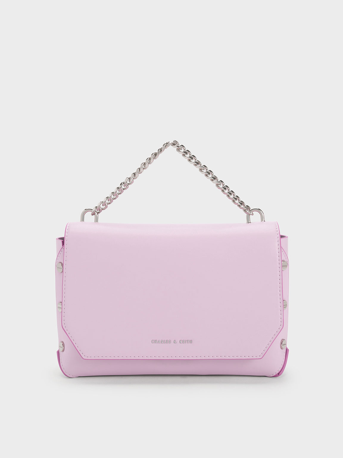 Charles and keith purple bag cheap