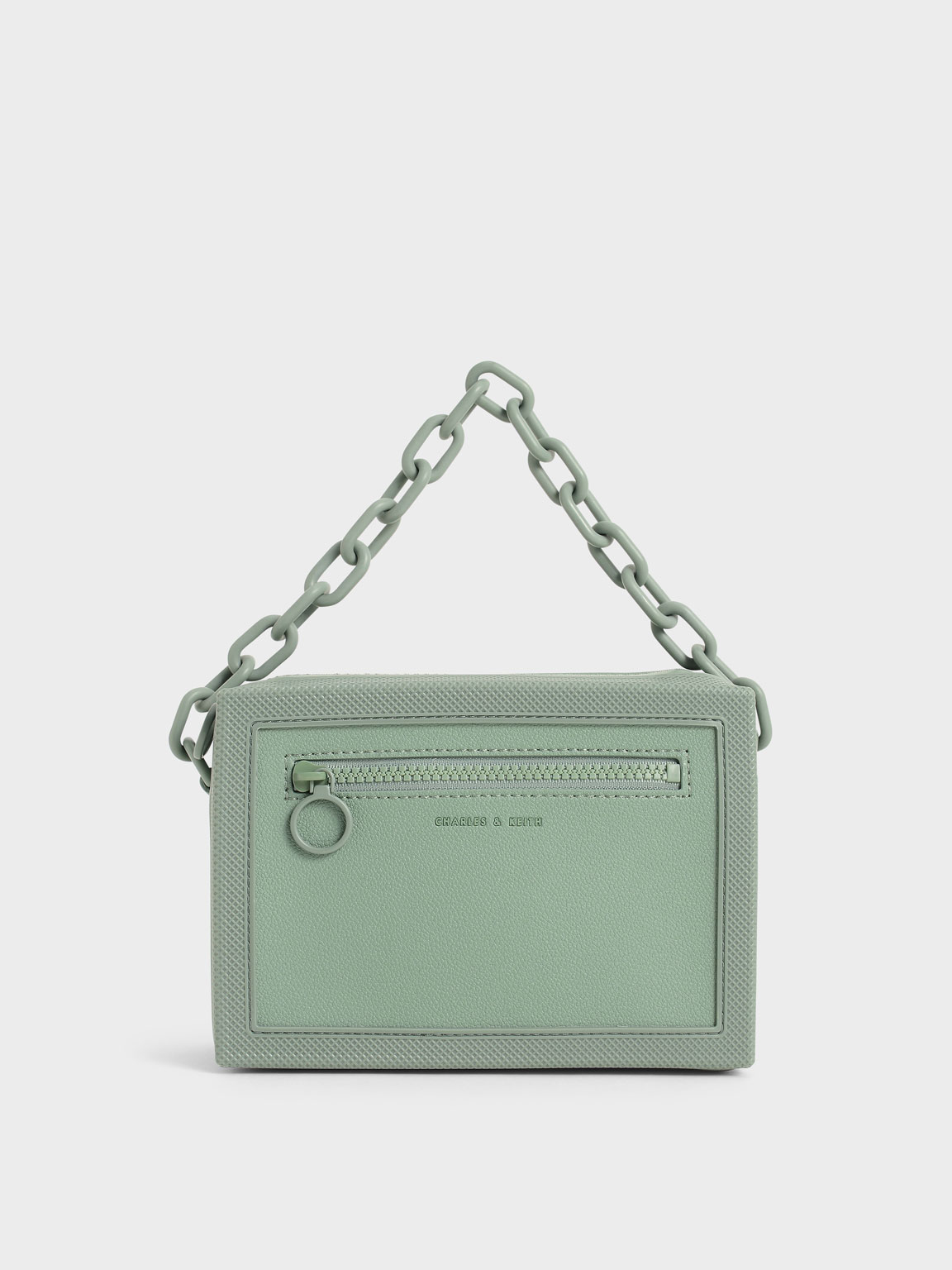Charles and keith mint green bag hotsell