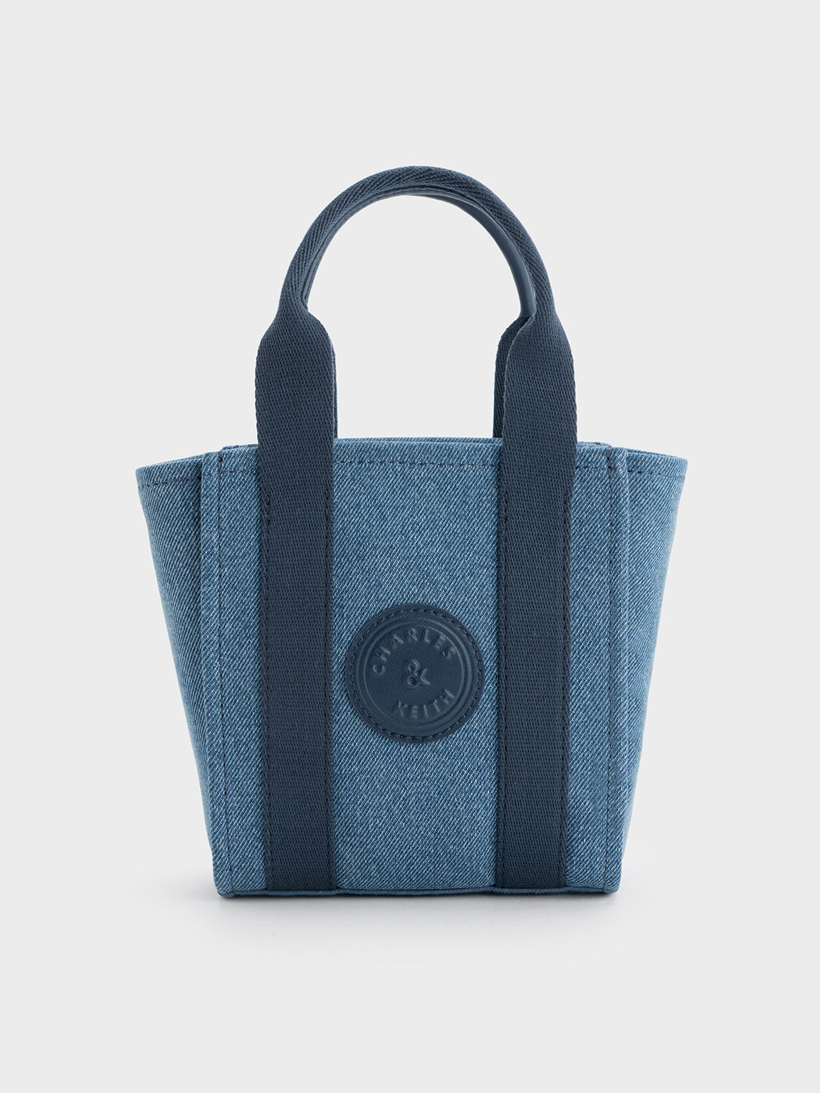Buy Charles & Keith Curved Tote Bag In Blue