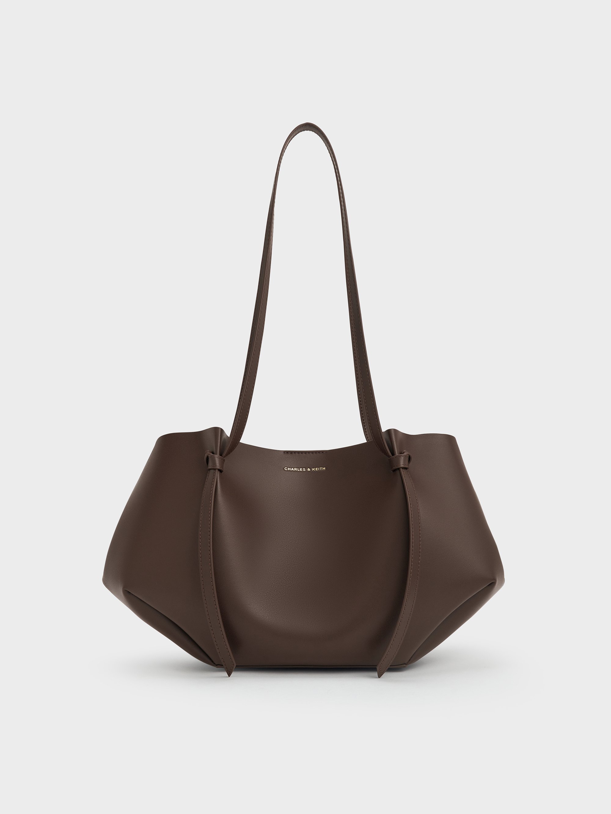 CHARLES & KEITH Calla トートバッグ エスプレッソブラウン Espresso Brown Calla Tote Bag - CHARLES & KEITH US